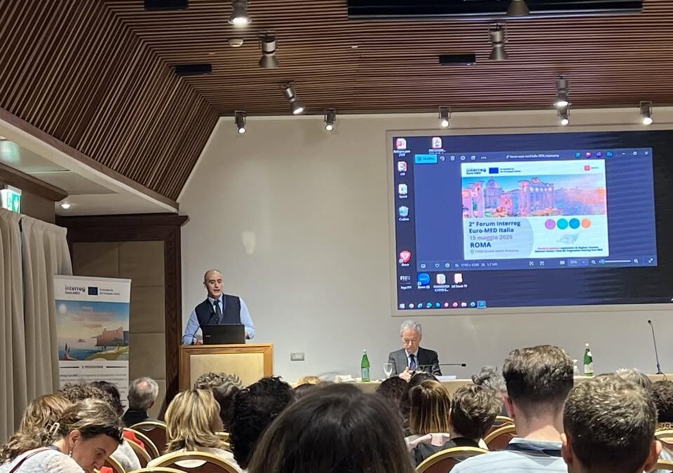 Participating in the 2nd Interreg Euro-MED Italy Forum.