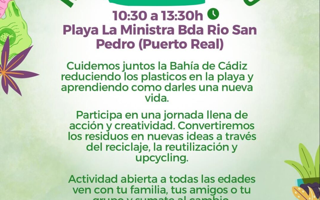 Beach Plastic Clean-Up Day at the Bay of Cádiz, Spain!